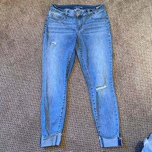 Maurices Cuffed Skinny Jeans